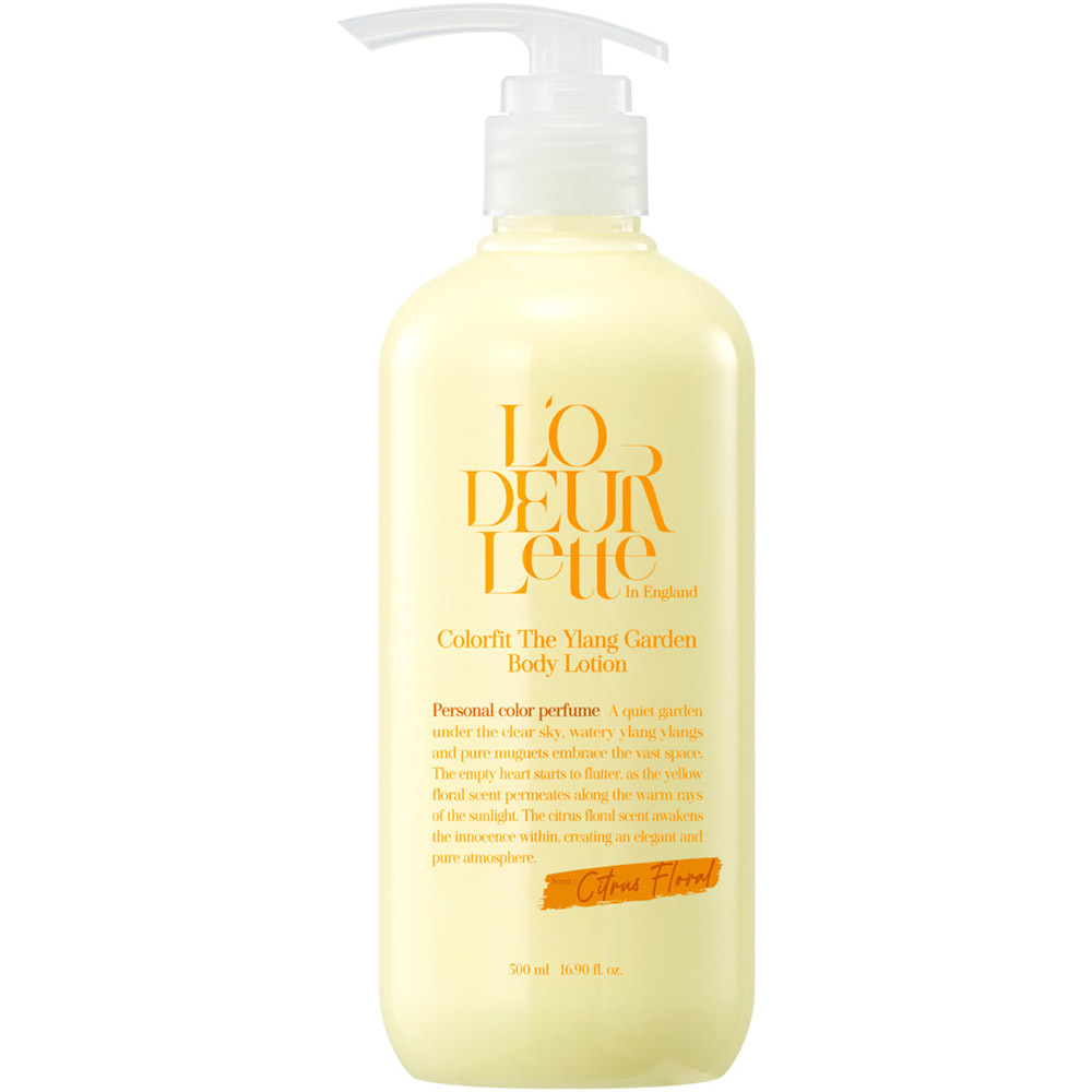 로더렛 인 잉글랜드 컬러핏 더 일랑 가든 바디 로션 시트러스 플로러향, 500ml, 1개 8,100원