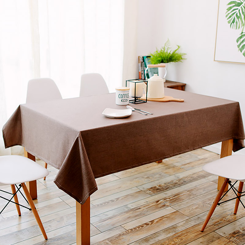 케이홈 린넨 방수 식탁보, 커피, 12인용(130 x 280 cm) 32,400원