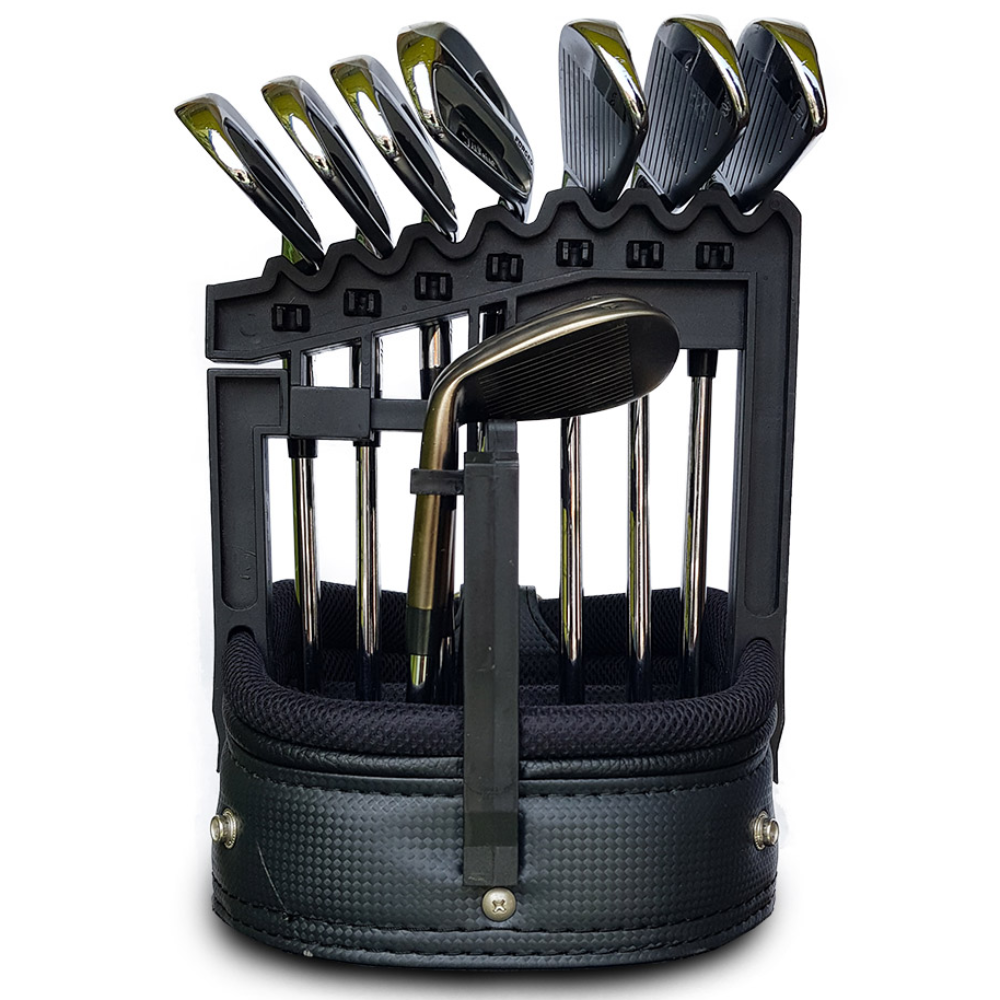 golf1004 골프채정리 아이언홀더 클럽꽂이 오거나이저, 블랙 11,900원
