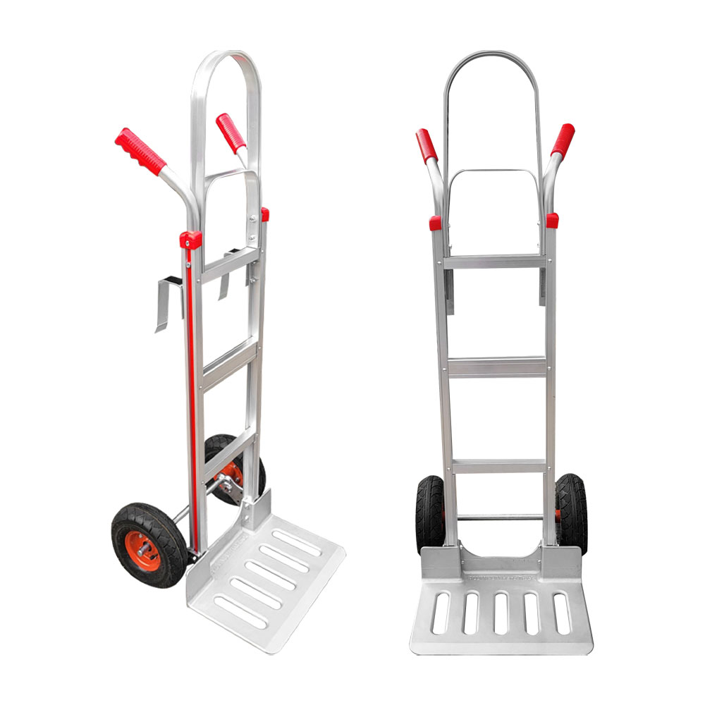 알루미늄 핸드카 가벼운 구루마 밀차 끌차 손수레 카트 구르마 대차 운반 산업용 가정용 택배 운반구 핸드카트, 1개 218,000원