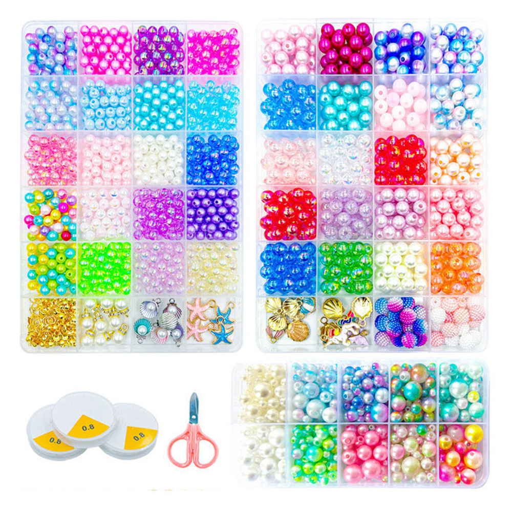 구공칠씨씨 문구담 비즈공예 부자재 만들기 공구 세트, 17 반짝진주알구슬, 1세트, 현재가 14,900원