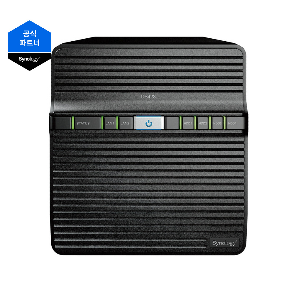 Synology(시놀로지) NAS DS423 (하드미포함) 4베이, 타워형, 2년보증 678,000원