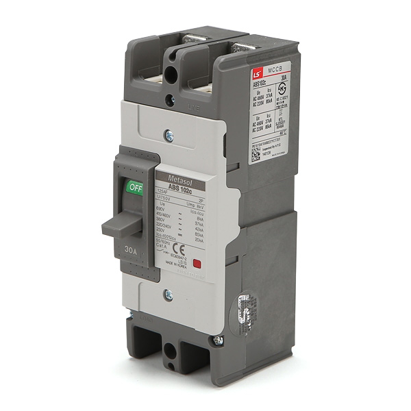 전기용접세상 LS산전 배선용차단기 ABS102c(30A) 85KA 2P 72,000원