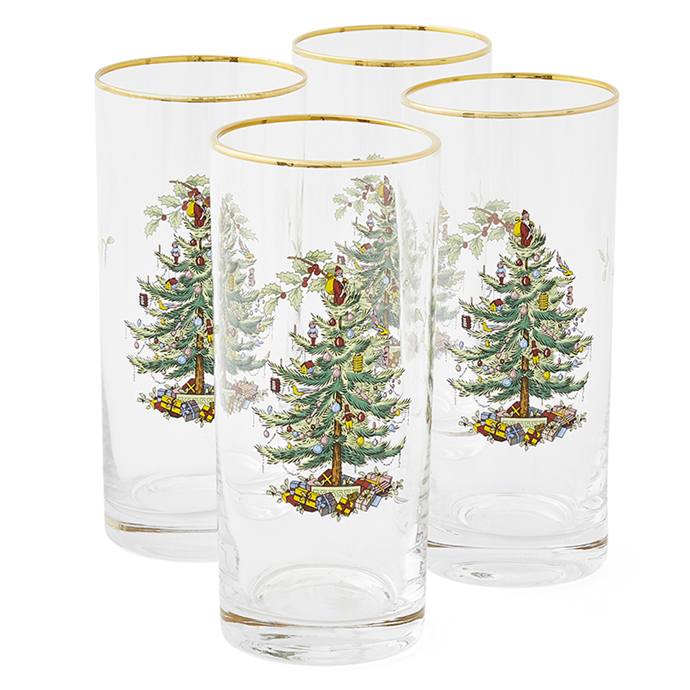 스포드 크리스마스 트리 하이볼잔 420ml 4p 20,300원