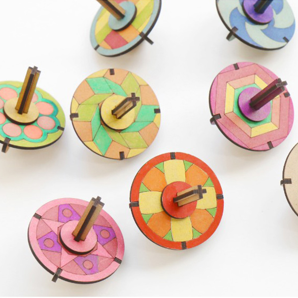 [ABC문구]민화샵 나무팽이만들기 전통놀이 700원