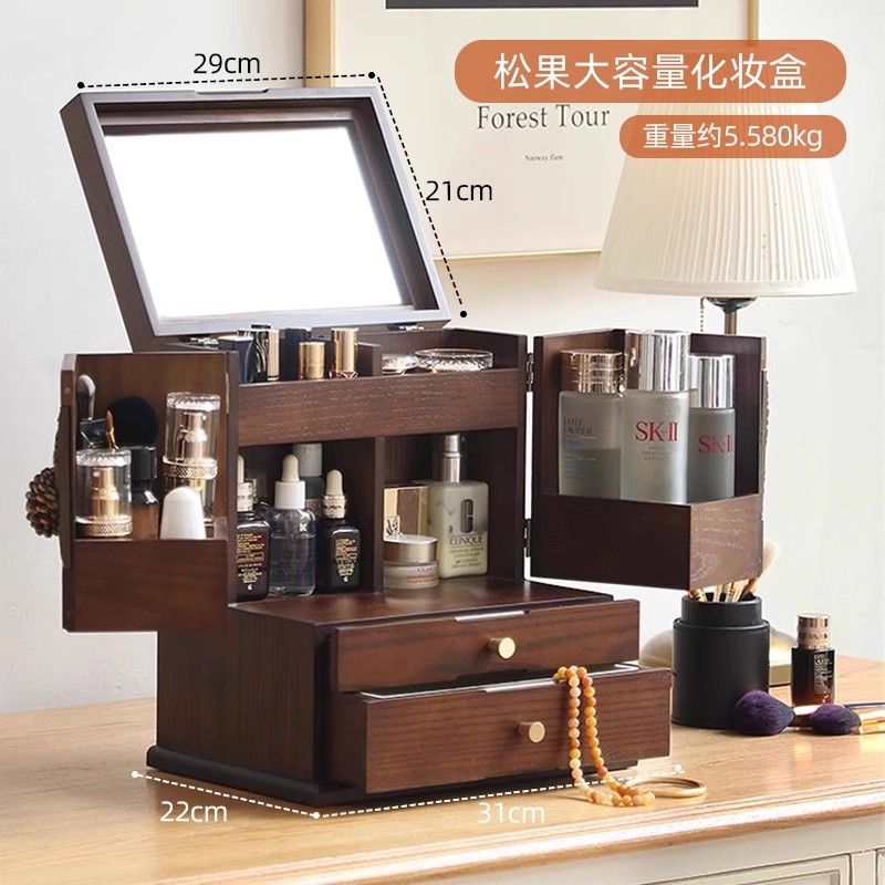 거울 경대 빈티지 전통공예 정리함 보관함 화장품 192,800원