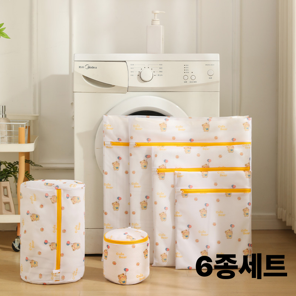 맘띵마켓 고급 메쉬 미세 세탁망 6종 세트 12,400원
