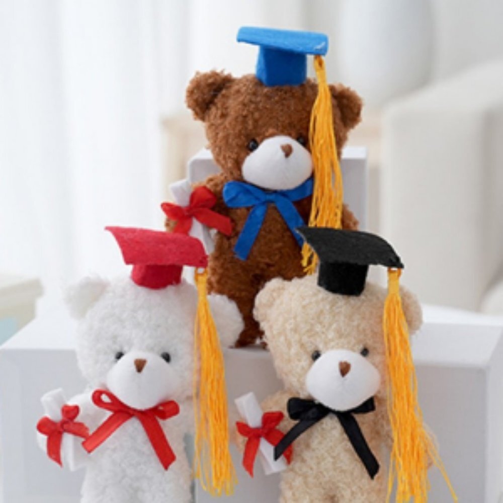 졸업 곰인형 학사모 축하 선물 기념 학위 교복 행사 졸업식 4,980원