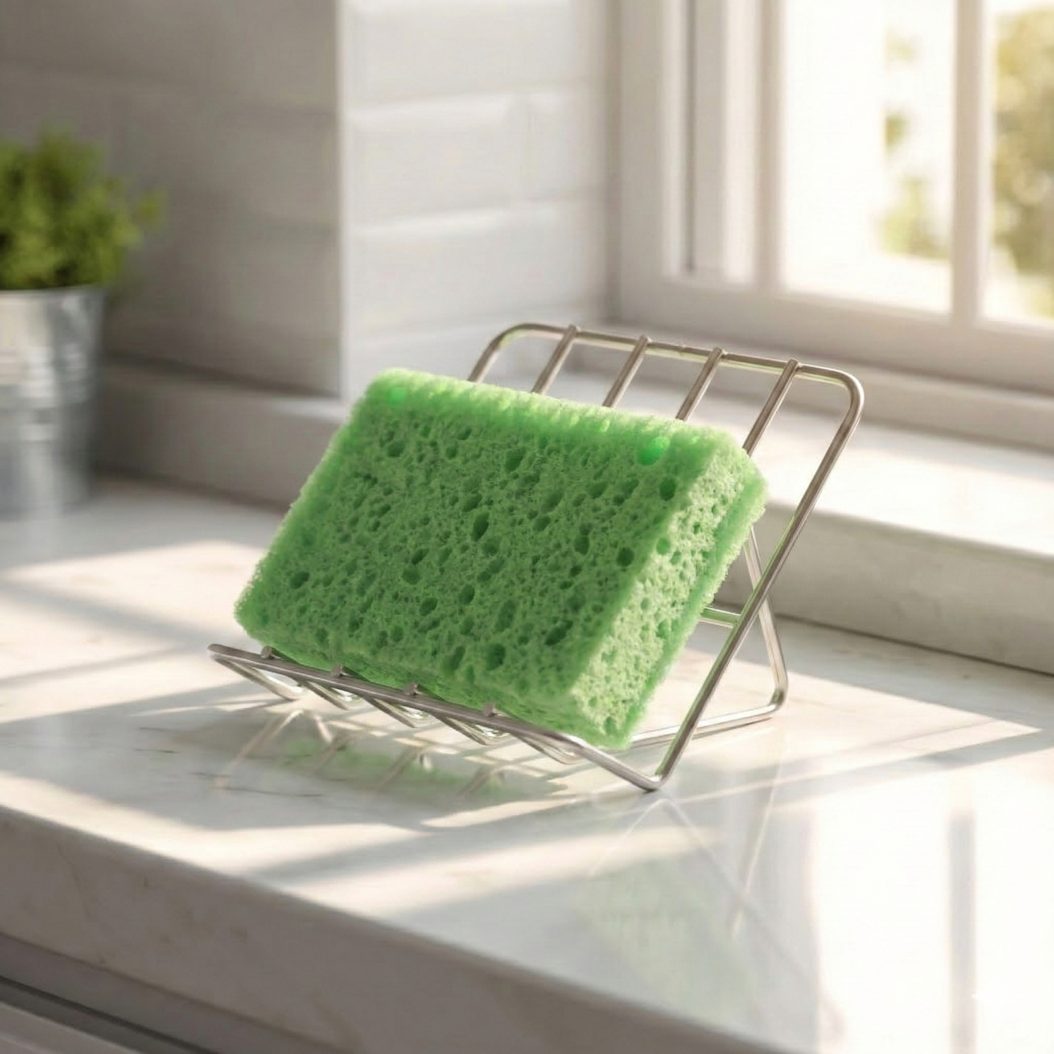 람스홈 스테인레스 수세미 물빠짐 거치대 미니, 현재가 3,960원