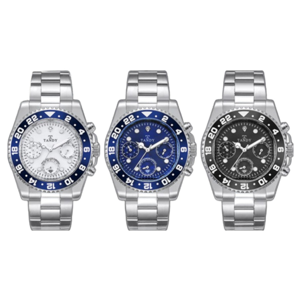 탠디 리얼 다이아몬드 남성 남자 클래식 고급 패션 잡화 메탈 손목 워치 시계 DIA-3926 WH BK BLUE 650,000원