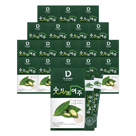 숫치로여주즙 100% 무농약 여주즙 HACCP인증 상시제조, 1박스, 600ml, 30포X18박스 (총540포) 328,000원