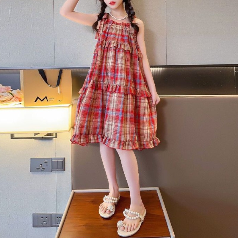 해피유통 여아 체크 퍼프 원피스 상큼한 민소매 디자인디자인14세 이상 20,390원