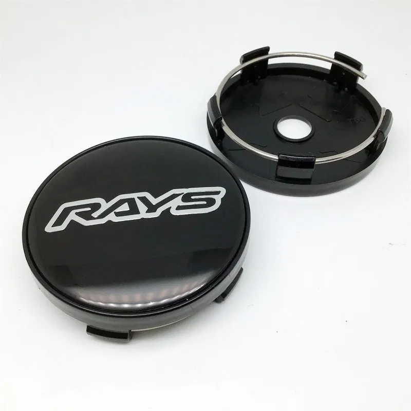 호환 Volk Rays 레이싱 휠 센터 캡 차량 스타일링 림 허브 커버 엠블럼 차량  60mm 4PCs 11,000원