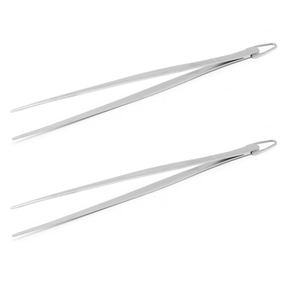 1+1 스텐 집게 요리 주방 롱슬림 핀셋 2p세트, 스테인레스 핀셋, 2개 8,800원