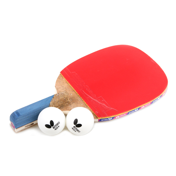버터플라이 펜홀더 라켓 NAKAMA P + 탁구공 2p 26,640원