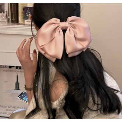 제제 프리미엄 빅사이즈 실키 새틴 클래식 리본 머리핀 자동핀 14,930원