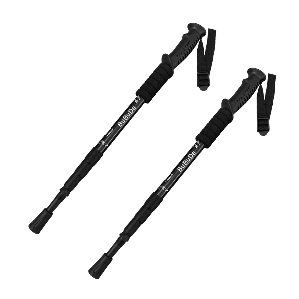 킴스브로 4단 접이식 초경량 듀랄루민 등산스틱 2개 세트 16,500원