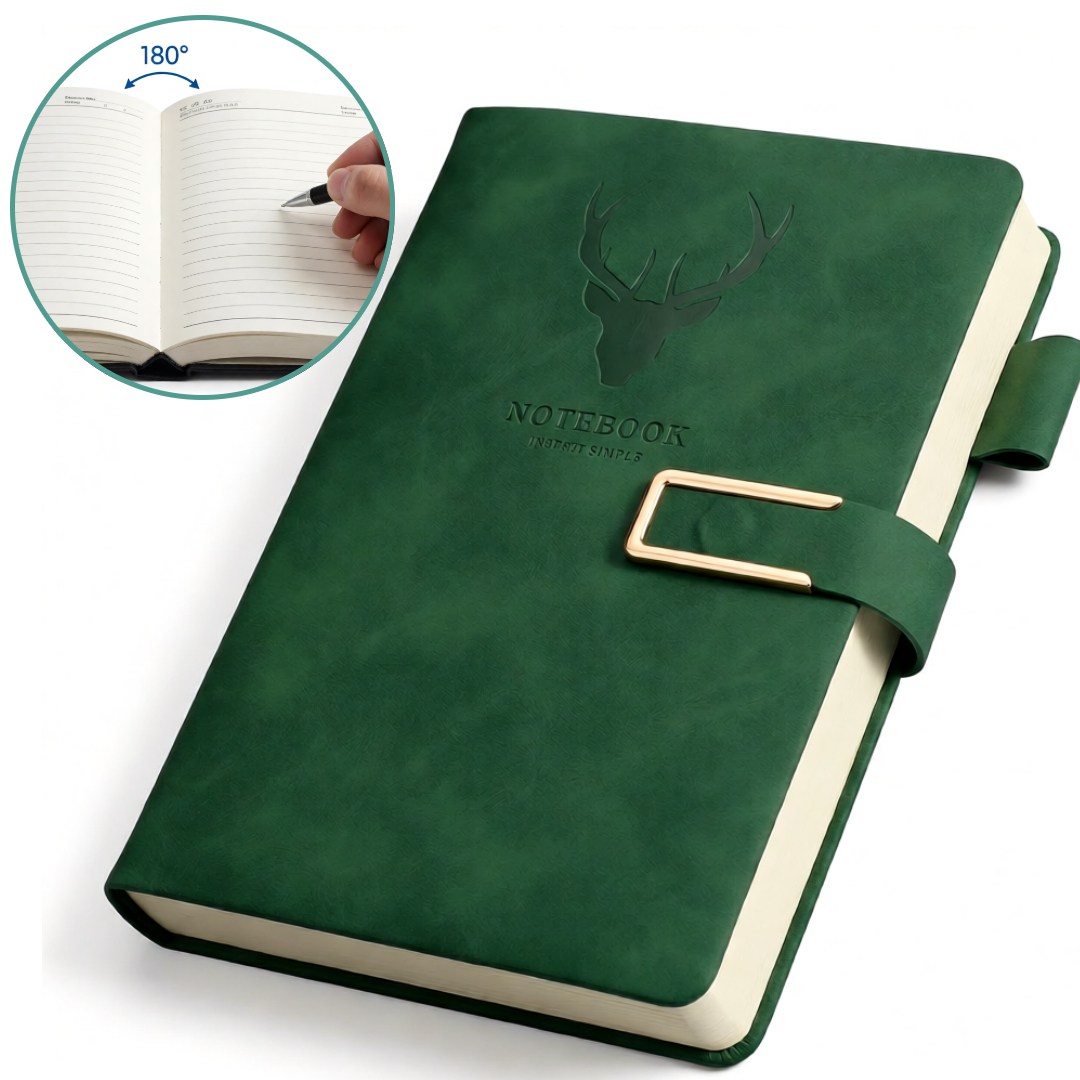 오르지 방수 가죽 다이어리 필사노트, 1개, 딥 그린 8,700원