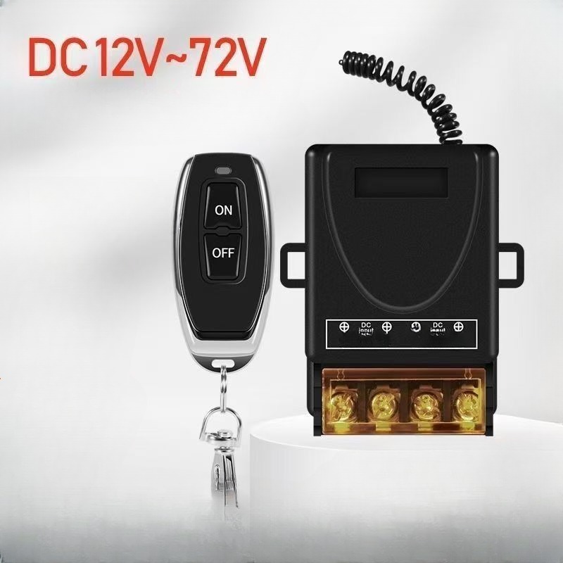 RF 433Mhz 무선 리모컨 스위치 DC 12V 24V 48V 72V 30A 고전류 릴레이 수신기 펌프 조명 램프용 19,900원