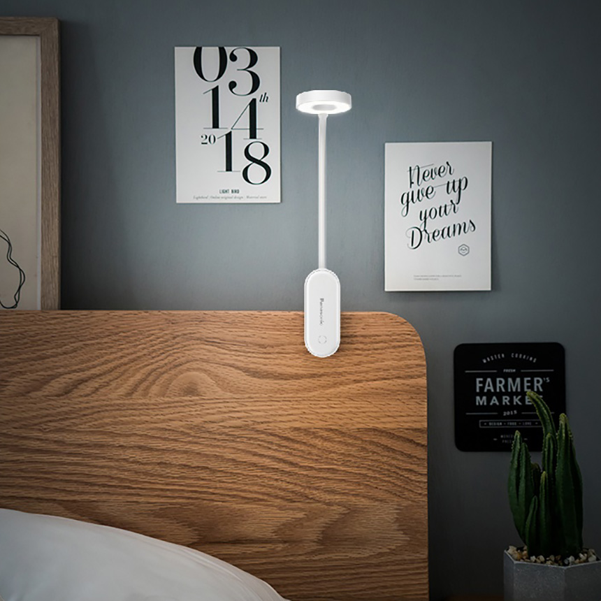 파나소닉 LED스탠드 미니클립 집게형 화이트 19,000원