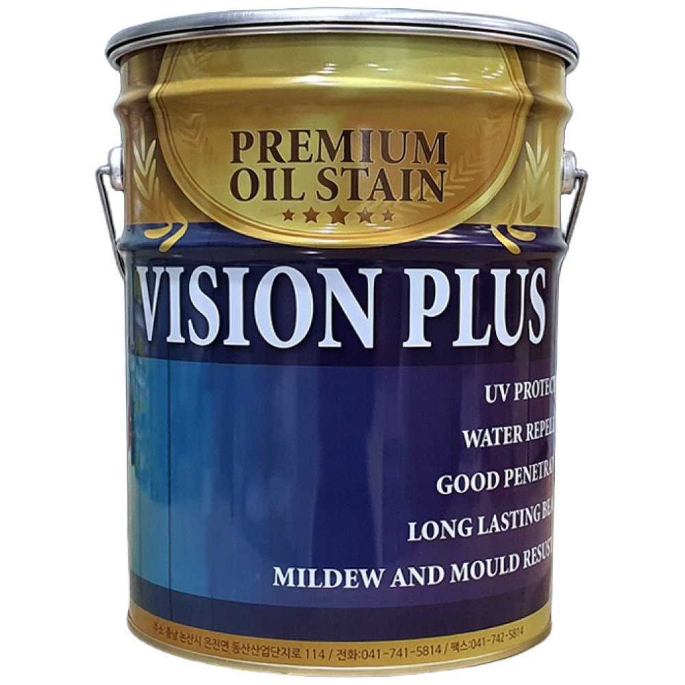 우드케어 오일스테인 vision 20리터 레드우드색 133,000원