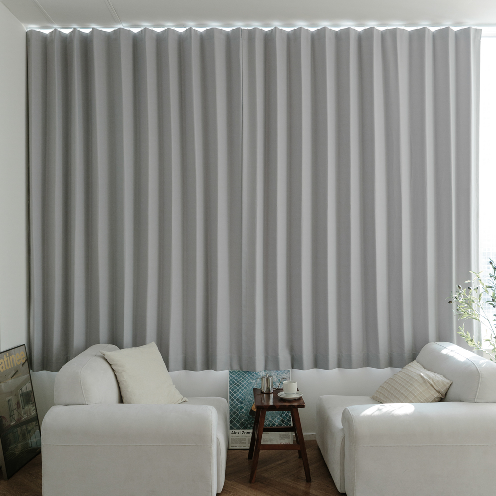 nuguna 베이직 형상기억 예쁜주름 암막 커튼 세트 방문설치 208,240원