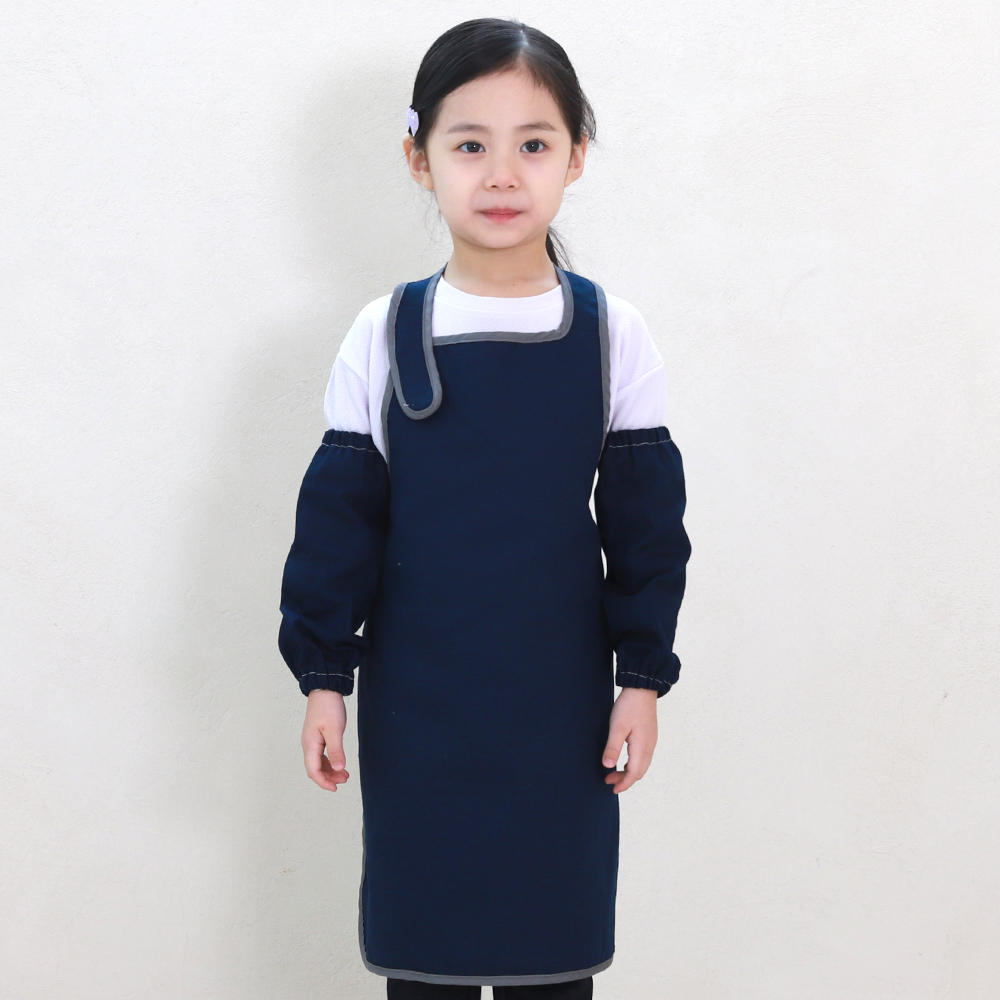 베베슈에뜨 아동용 캔버스 라운드 앞치마 + 팔토시 세트 15,360원
