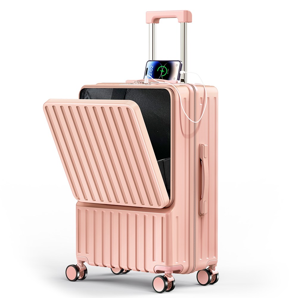 Moteur 캐리어 기내용 중대형 여행용 컵홀더 USB 충전 포트 노트북 짐 수납 가능 스피너 훨 여행가방 TSA 락 20/24/28인치 기내형 중대형 캐리어 71,800원