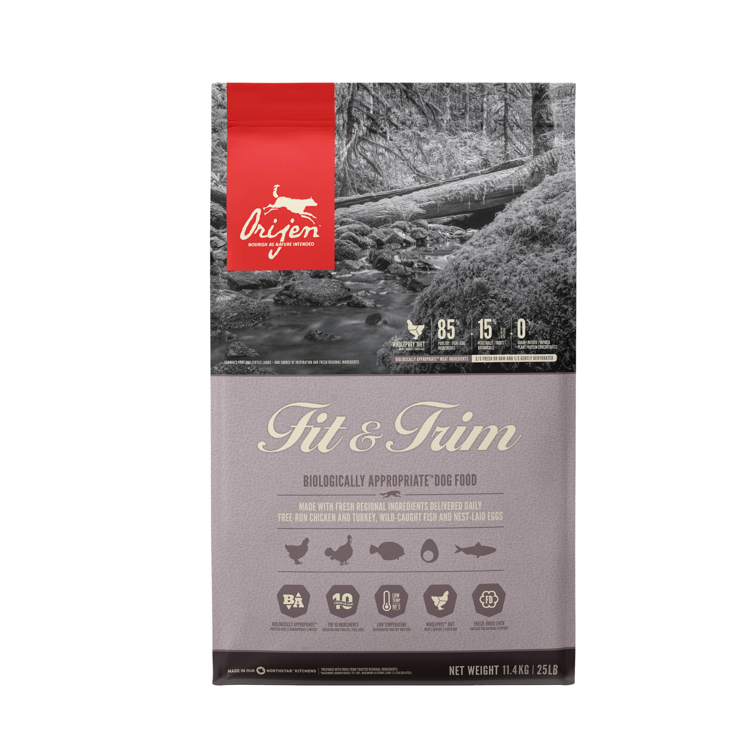 오리젠 어덜트 강아지 피트 앤 트림 건식사료, 닭, 11.4kg, 1개 140,990원