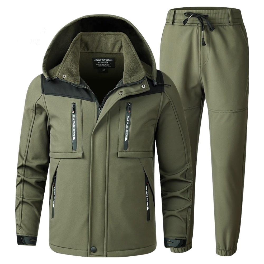 ANYOU 남성 겨울 방한복 방수 트레이닝복 보수복 아웃도어 캐주얼 우주복 따뜻한 작업복 상하복 세트 전술 세트 22,600원