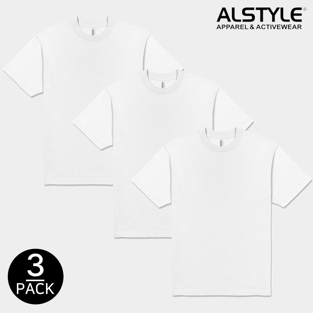 트리플에이 남자 무지 반팔티 면 티셔츠 레이어드티 3장세트 25,200원