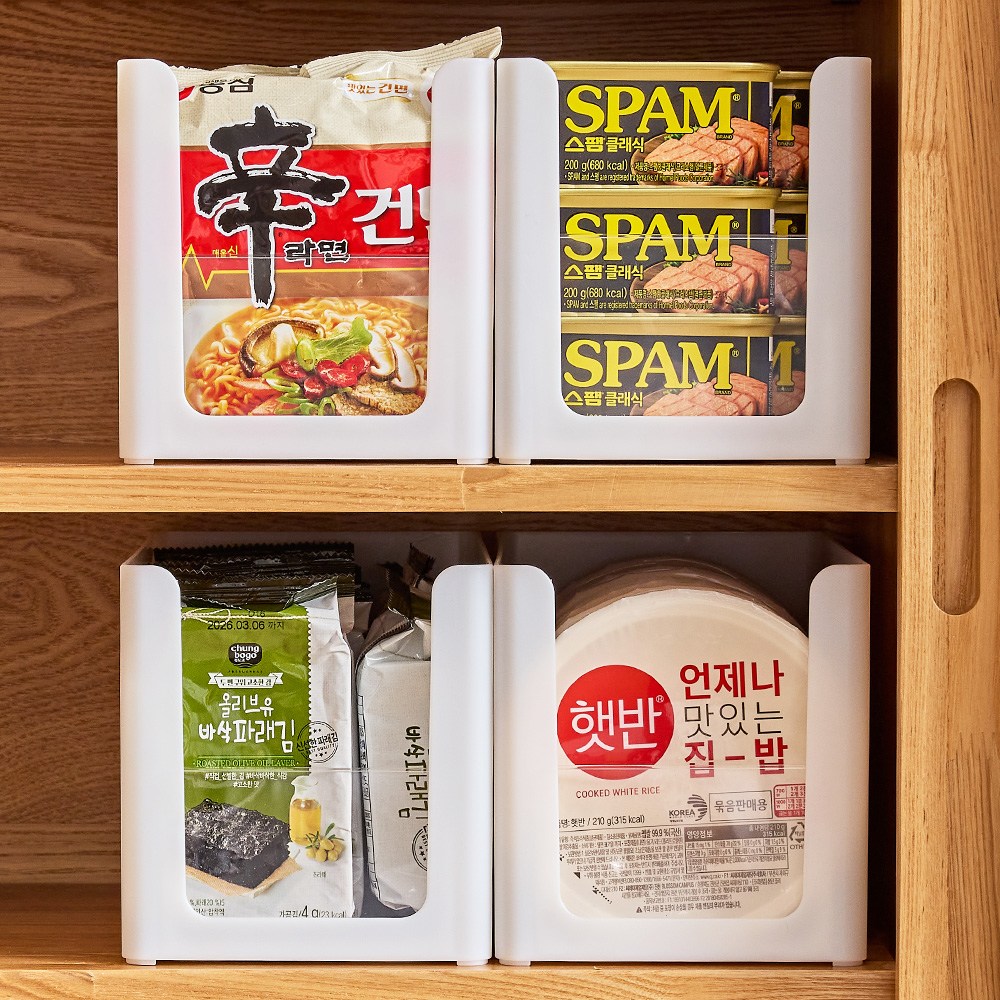 한누네 투명창 국내생산 팬트리 정리함 12,800원