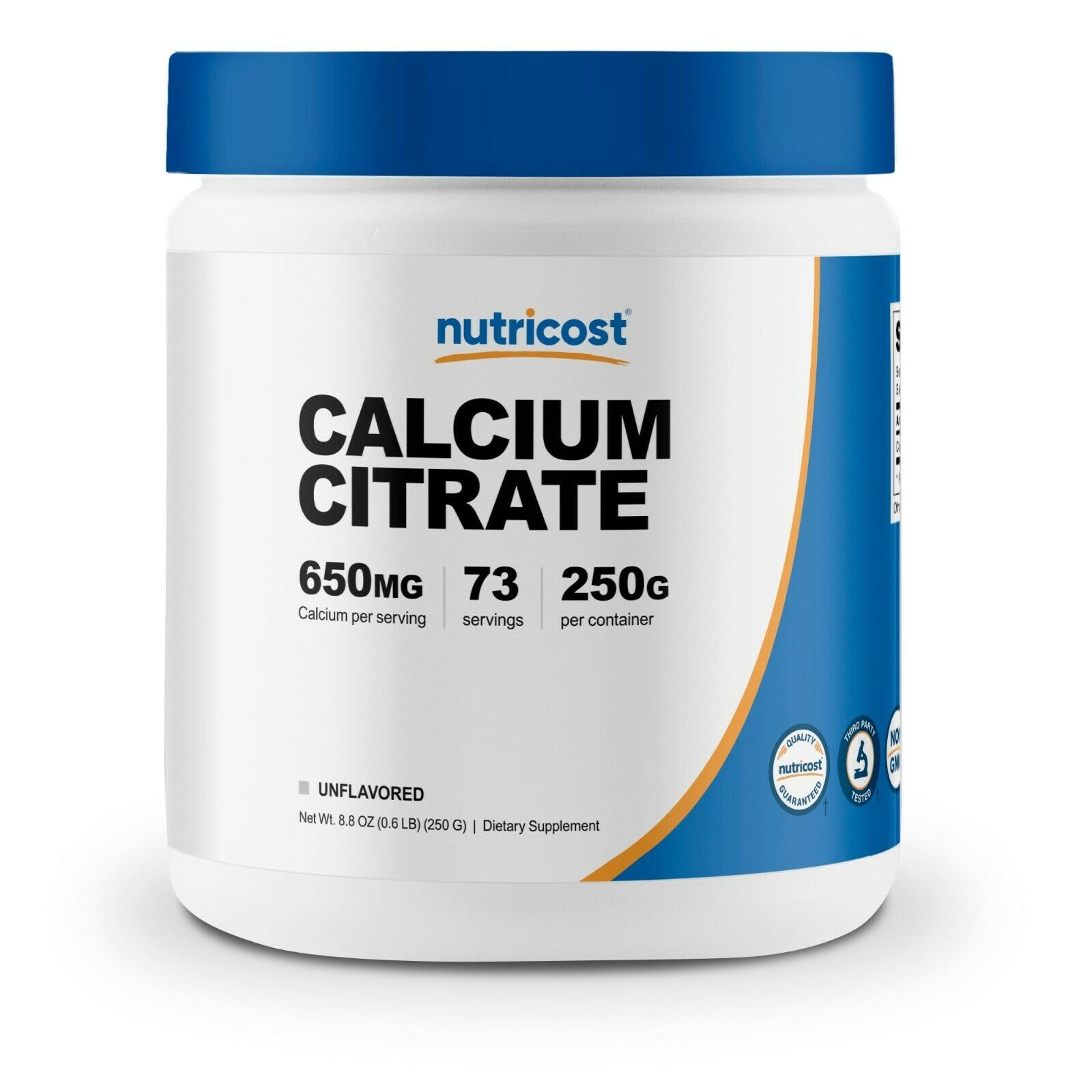 Nutricost 칼슘시트레이트 무맛 250g(8.9oz) NCS-57110, 250g, 1개 18,900원