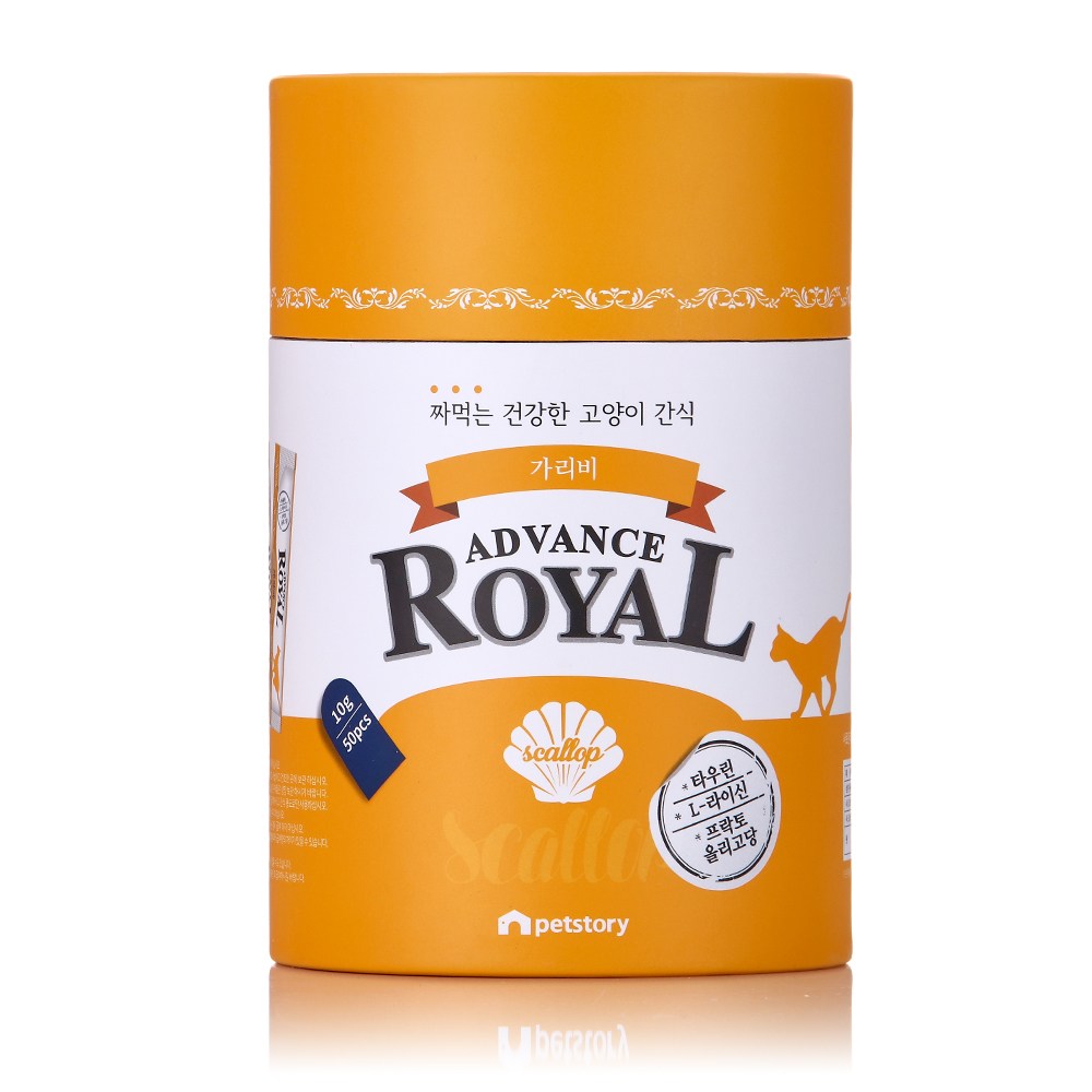 로얄 어드밴스 스틱, 짜먹는 고양이간식, 50개, 10g, 가리비 10,900원