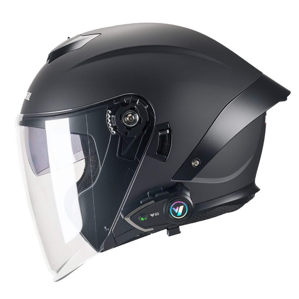 MOCOERL 오픈페이스 헬멧 Y80 블루투스 오토바이헬멧 경량 바이크헬멧 투명실드 헬멧 날개 어반헬멧 안전모 통풍 41,900원