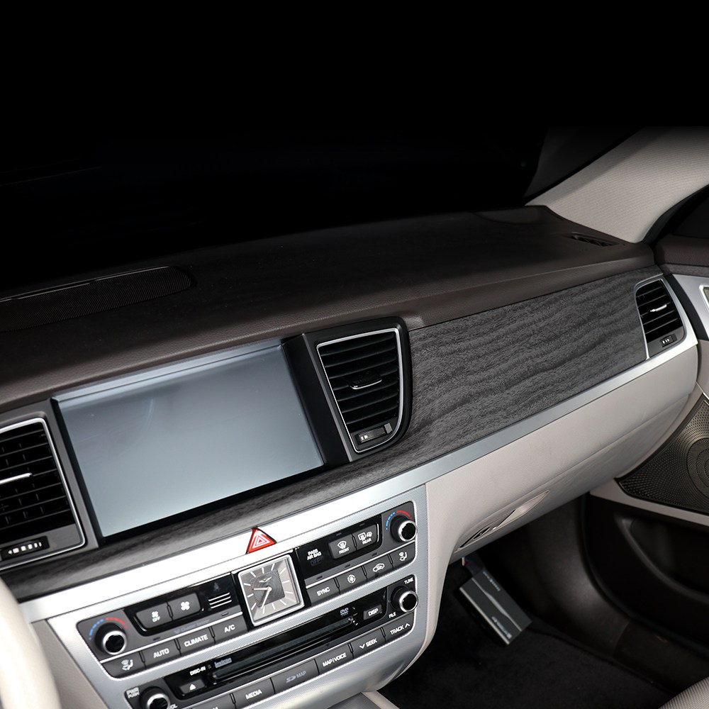 유투카 호환 G80 DH 스포츠 실내 튜닝 대쉬보드 프레임 커버 우드 카본 몰딩 2종색상 차량 드레스업 68,500원