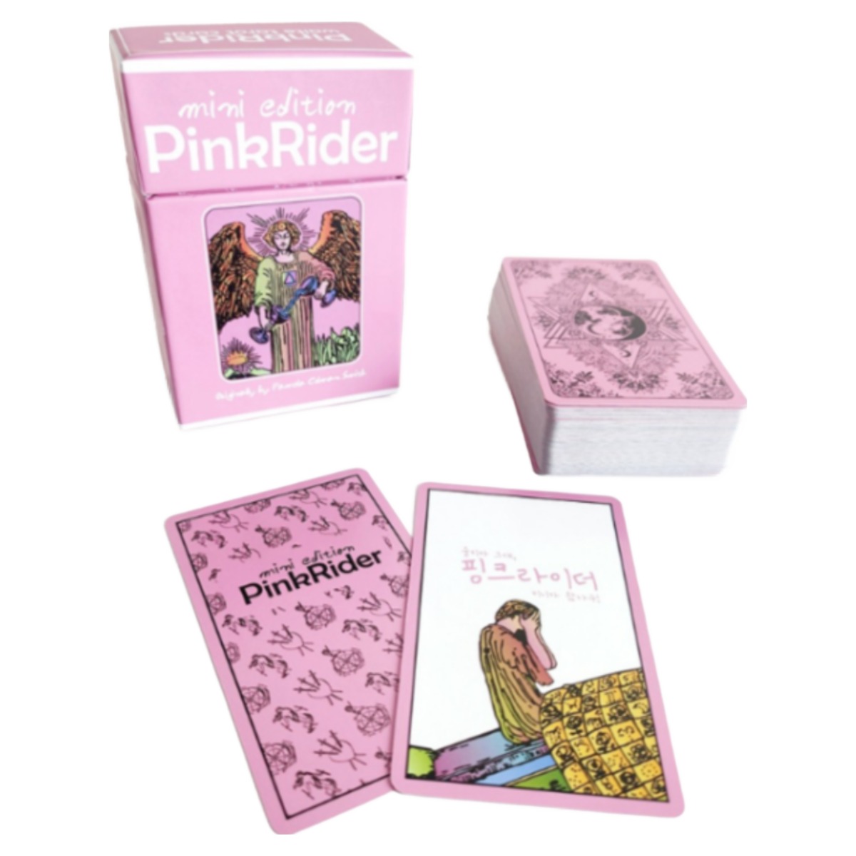 핑크 라이더 웨이트 타로카드 유니버셜 타로카드세트 정품 한글설명서 책 리딩북 포함 19,600원