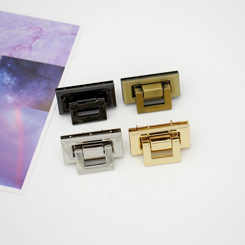 베이직 사각 가방잠금장치 잠금쇠 버클 장식참 가방의류부자재 3,800원