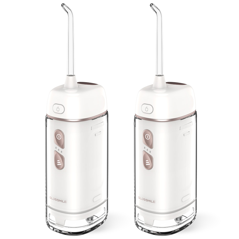 치과입점 글로스마일 휴대용 접이식 무선 핸디형 구강세정기,IPX7, 1세트, 화이트,GO100 75,000원