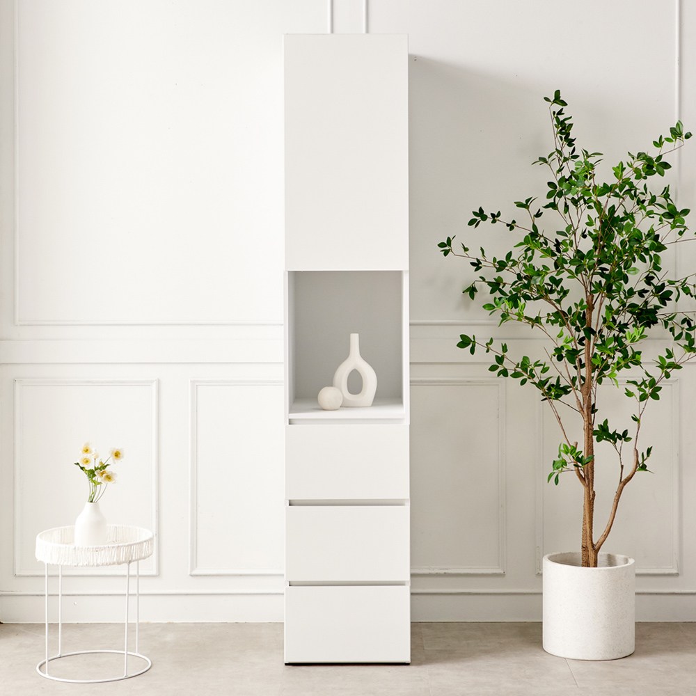 일송가구 LPM 300 400 500 바바 서랍형 키큰 틈새장 주방 다용도 수납장 122,900원