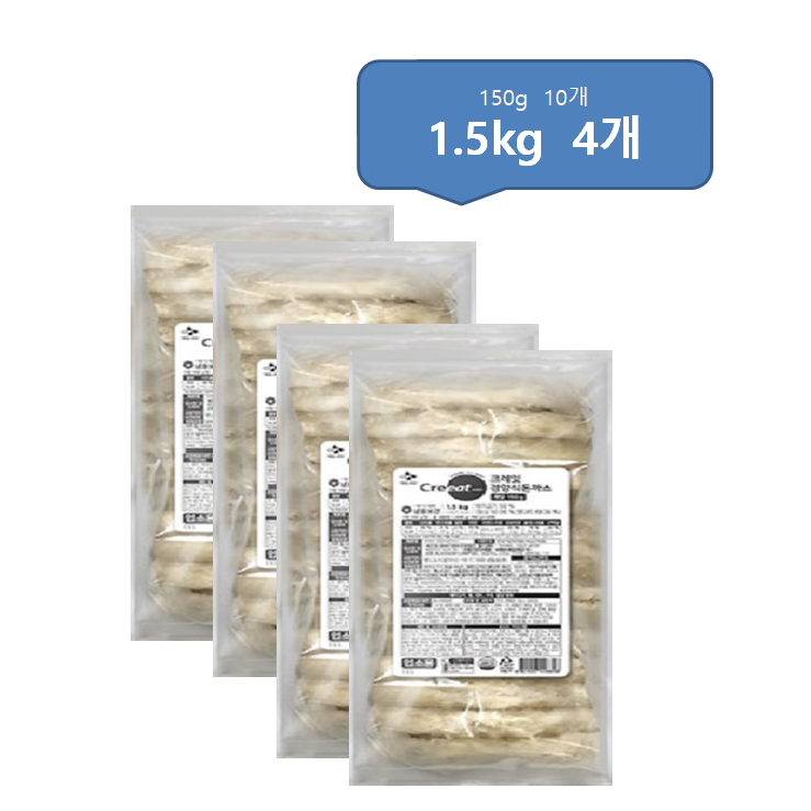 크레잇 경양식 돈까스, 4개, 1.5kg 79,890원