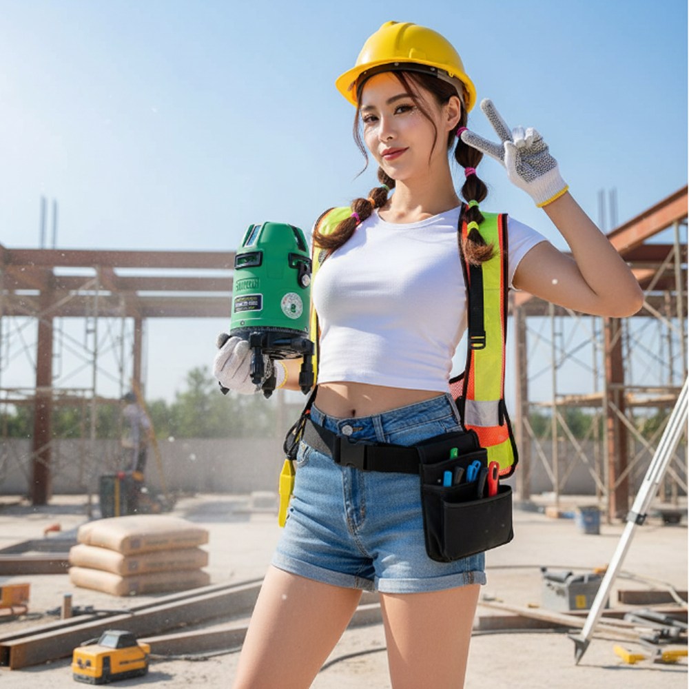 수직4방향 수평4방향 5포인트 그린빔 다이오드 라인 레이저레벨기 SG-500S 432,000원