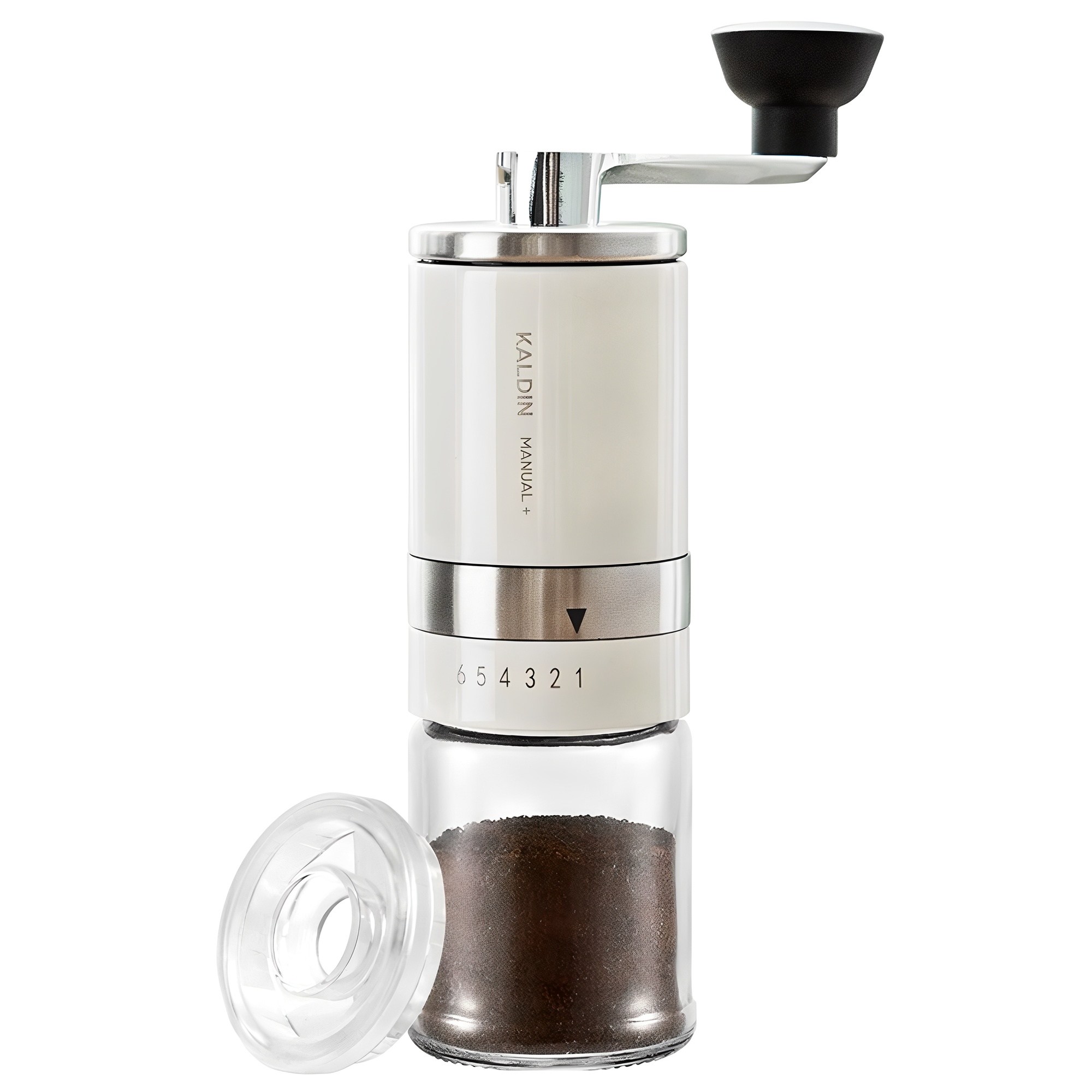 칼딘 매뉴얼 플러스 커피 그라인더 + 투명 PS 커버, 아이보리, 1개 23,200원