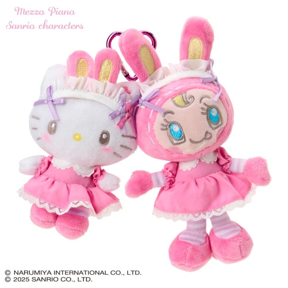 일본 산리오 캐릭터 x 메조 피아노 콜라보 마스코트 카라비너 홀더, 현재가 51,800원