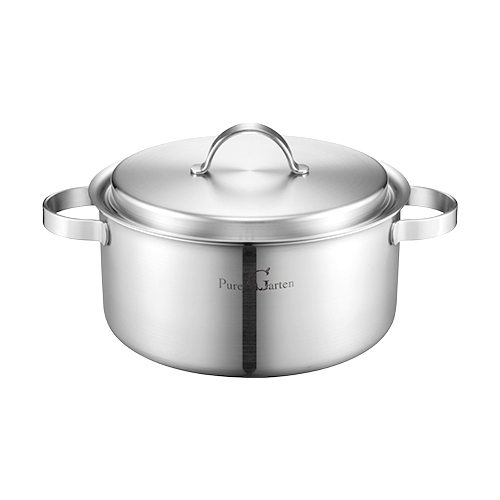 스텐304 통오중 인덕션 스텐냄비 풍년 곰솥냄비 28cm, 퓨어가르텐 곰솥28cm 127,420원