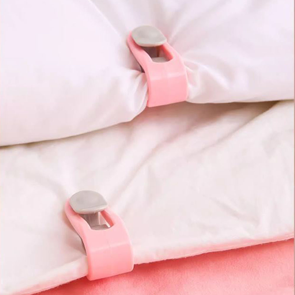 10p/20p 1초 시트 고정 클립 이불 밀림방지 매트리스 커버 집게 패드 홀더, 20개, 핑크 7,900원