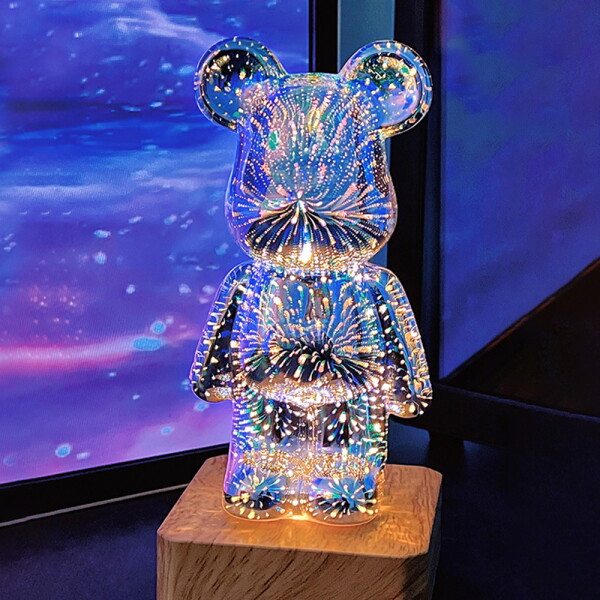 [젊은이마켓] 베어 은하수 우주 별조명 LED 오로라 무드등 불꽃 미러볼조명 19,900원