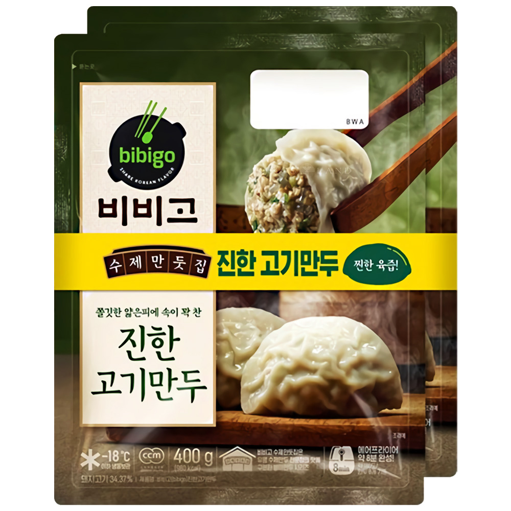 CJ 비비고 수제 진한 고기만두, 400g, 2개 10,240원