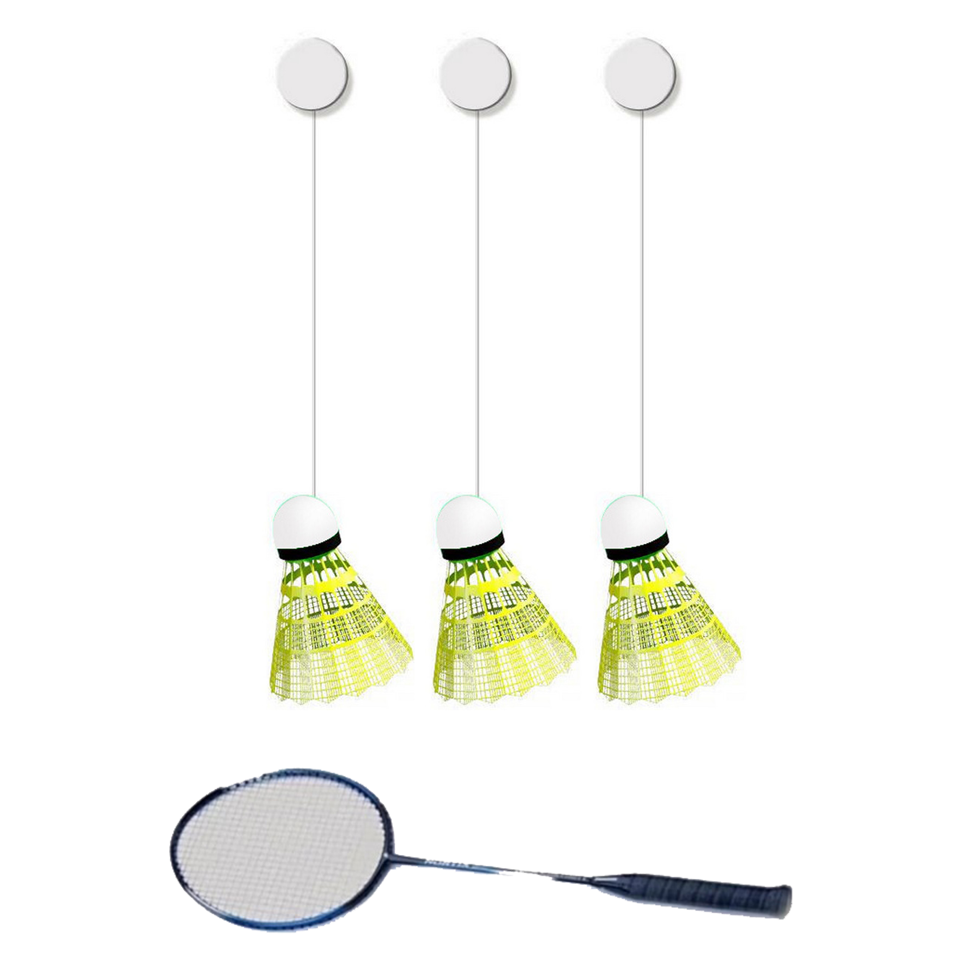 혼자 배드민턴 실내 연습 라켓 + 셔틀콕 세트 8,700원
