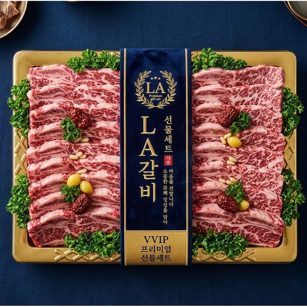 칼리스팜 지방손질한 LA꽃갈비 가정용, 1개, 2kg 79,900원